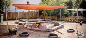 Spielplatz im Außenbereich